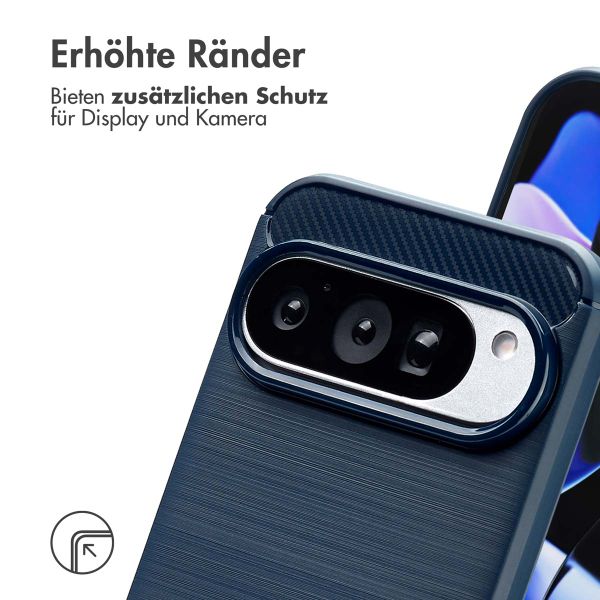 imoshion Brushed Back Cover Google Pixel 10 Pro - Dunkelblau