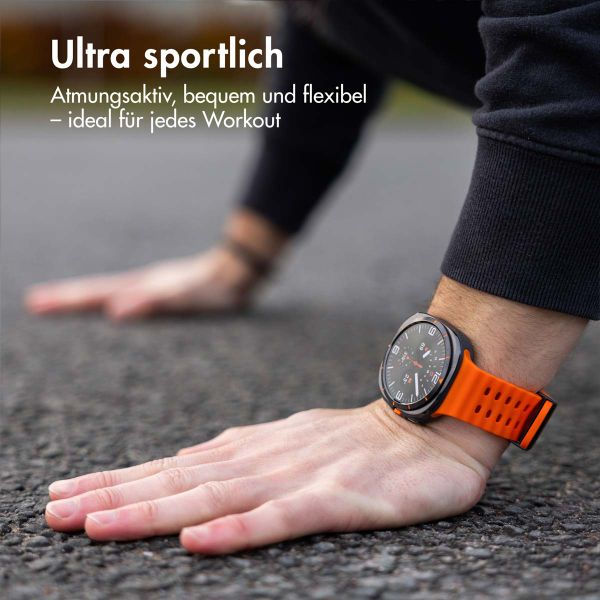 imoshion Ocean Silikonarmband für das  Samsung Galaxy Watch Ultra (2024/2025) - Orange