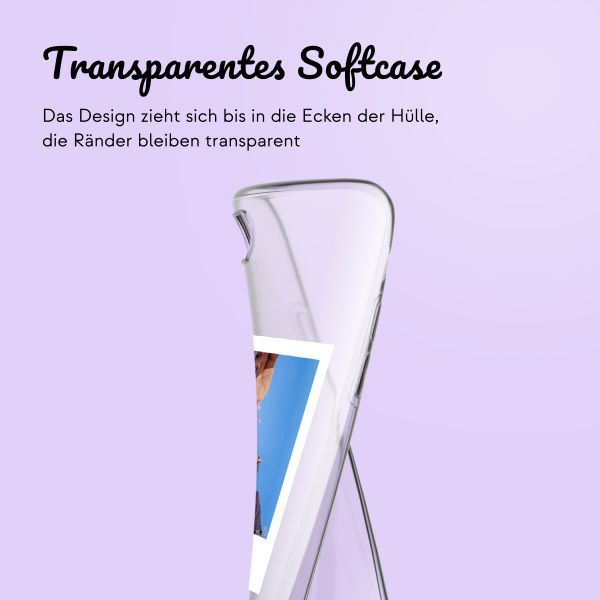 Personalisierte Hülle mit Polaroid Samsung Galaxy A15 - Transparent