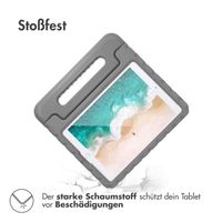 imoshion Schutzhülle mit Handgriff kindersicher für das iPad 9 (2021) 10.2 Zoll / iPad 8 (2020) 10.2 Zoll / iPad 7 (2019) 10.2 Zoll - Grau