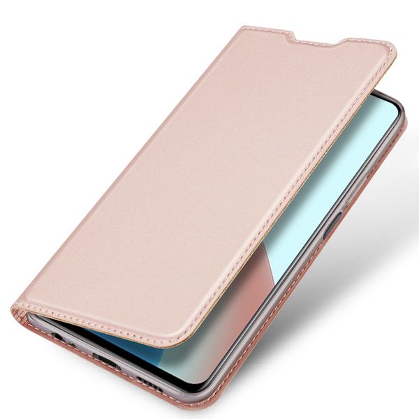 Dux Ducis Slim TPU Klapphülle für Xiaomi Redmi Note 9T (5G) - Roségold