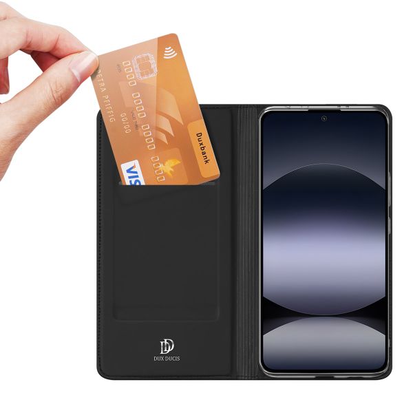 Dux Ducis Slim TPU Klapphülle für das Xiaomi Redmi Note 14 (4G) - Schwarz