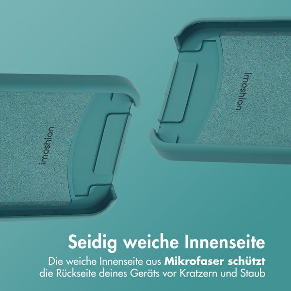 imoshion Color Backcover mit abnehmbarem Handykette und MagSafe Apple iPhone 12 (Pro) - Dunkelgrün