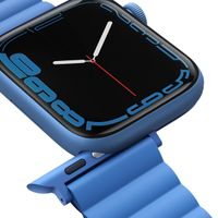 Uniq Revix doppelseitiges Armband für das  Apple Watch Series 1 t/m 11 / SE / Ultra (44/45/46/49 mm) - Caspian (Blue/Black)