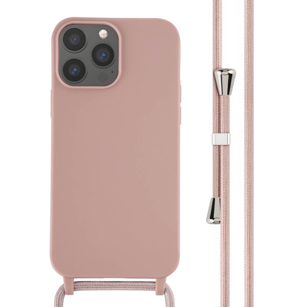 imoshion Silikonhülle mit Band für das iPhone 13 Pro Max - Sand Pink