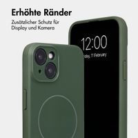 Accezz Grip Backcover mit MagSafe Apple iPhone 14 - Dunkelgrün