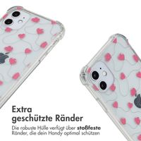 imoshion Design Hülle mit Band Apple iPhone 11 - Dusty Rose Connected Hearts