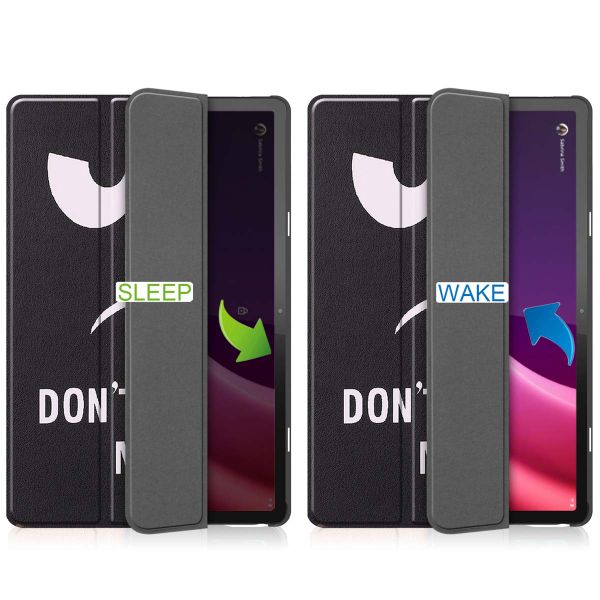 imoshion Design Trifold Klaphülle Lenovo Tab P11 (2nd gen) - Don't touch