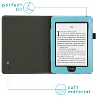 imoshion Vegan Leather Klapphülle Amazon Kindle Paperwhite 4 - Hellblau