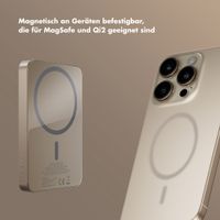 Selencia Vivid Powerbank 5.000 mAh - MagSafe und Qi2 - Desert Gold / Country Moo'd