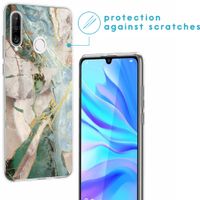 imoshion Design Hülle Huawei P30 Lite - Marmor - Beige