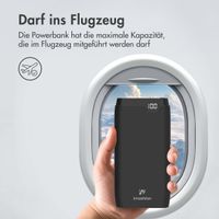 imoshion Powerbank - 27.000 mAh - Schnelles Aufladen und Power Delivery - 30W - Schwarz
