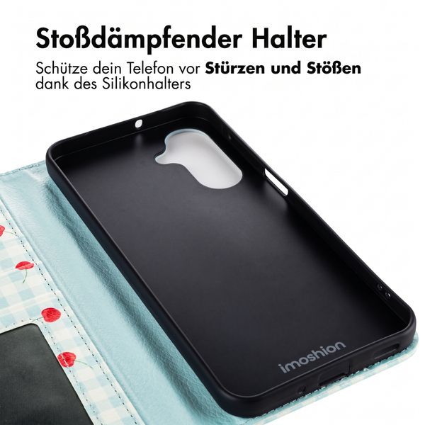 imoshion Design Klapphülle Samsung Galaxy A56 - Cherry Check