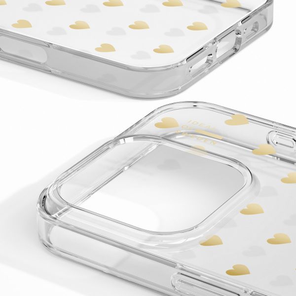 iDeal of Sweden Mirror Case Apple iPhone 16 Pro Max - Golden Hearts
