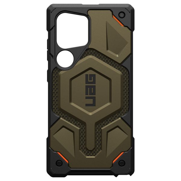 UAG Monarch Backcover für das Samsung Galaxy S24 Ultra - Kevlar Element Green