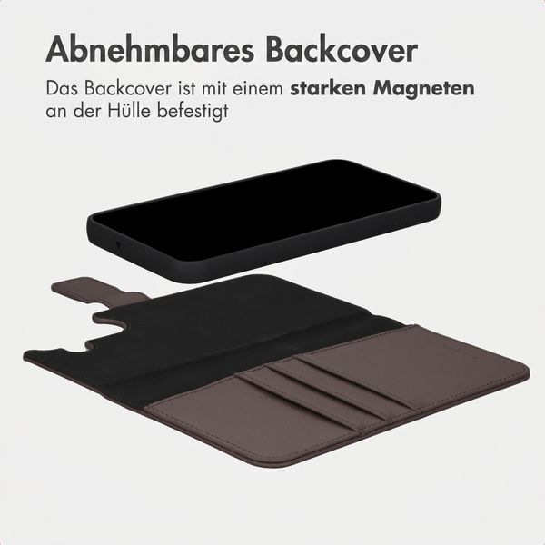 imoshion Herausnehmbare 2-in-1 Luxus-Bookcase Samsung Galaxy S25 - Braun