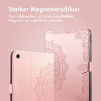 imoshion Mandala Klapphülle Samsung Galaxy Tab A11 Plus - Rose Gold