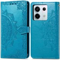 imoshion Mandala Klapphülle für das Xiaomi Redmi Note 13 Pro (5G) / Poco X6 - Türkis