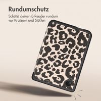 imoshion Design Klappbare Klapphülle Kobo Clara Colour / BW - Leopard