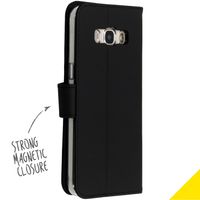 Accezz Schwarzes Wallet TPU Klapphülle für Samsung Galaxy J5 (2016)