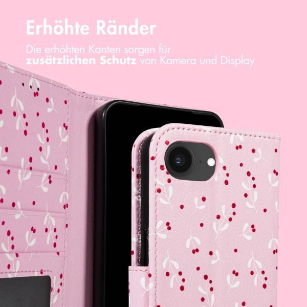 imoshion Design Klapphülle Apple iPhone 16e - Blush Berries