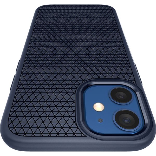 Spigen Liquid Air™ Case für das iPhone 12 Mini - Dunkelblau