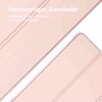 imoshion Trifold Hardcase Klapphülle Apple iPad Air 11 Zoll (2025) M3 / (2024) M2 / Air 5 (2022) / Air 4 (2020) - Rosa