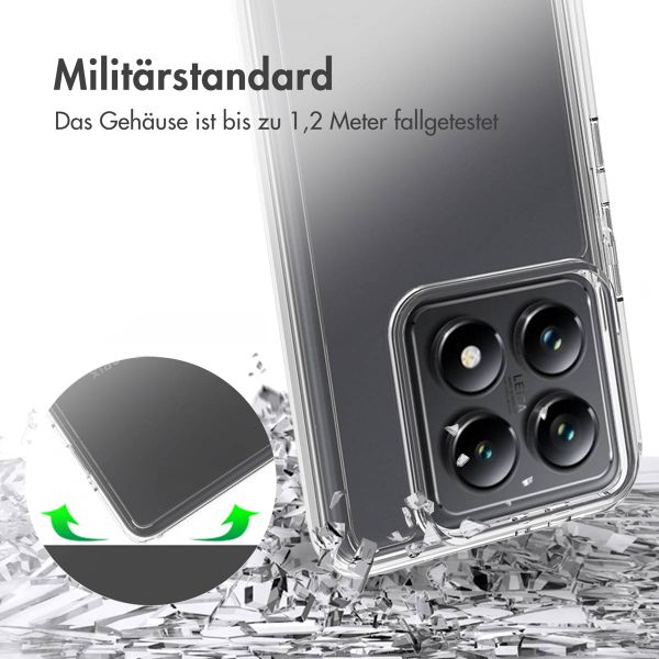 Accezz Xtreme Impact Case für das Xiaomi 14T Pro - Transparent