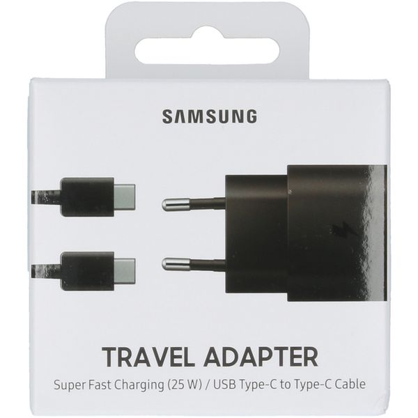 Samsung Travel Adapter + USB-C auf USB-C kabel - Schwarz