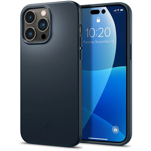 Spigen Thin Fit™ Hardcase für das iPhone 14 Pro - Grau