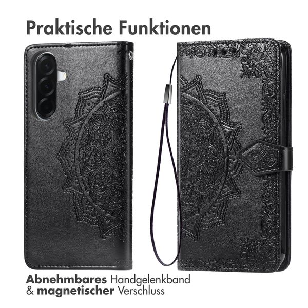 imoshion Mandala Klapphülle Samsung Galaxy A57 (5G) - Schwarz
