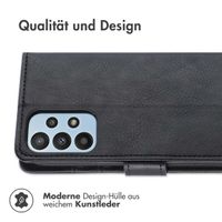 imoshion Luxuriöse Klapphülle Samsung Galaxy A23 (5G) - Schwarz