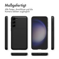 imoshion Backcover mit Kartenfach Samsung Galaxy S23 Plus - Schwarz