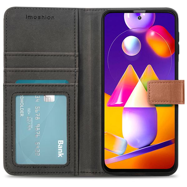 imoshion Luxuriöse Klapphülle Samsung Galaxy M31s - Braun