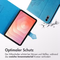 imoshion Mandala Klapphülle Samsung Galaxy Tab S11 Ultra - Türkis