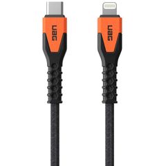 UAG Kevlar® Kern USB-C zu Lightning Ladekabel - 1,5 Meter - Schwarz / Orange