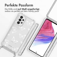 imoshion Design Hülle mit Band für das Samsung Galaxy A53 - Butterfly