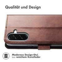imoshion Luxuriöse Klapphülle Samsung Galaxy A26 - Dunkelbraun