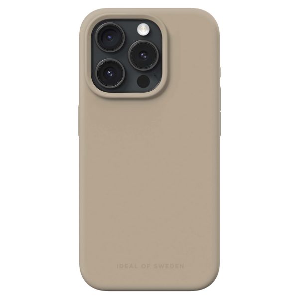 iDeal of Sweden Silikon Case für das iPhone 15 Pro - Beige