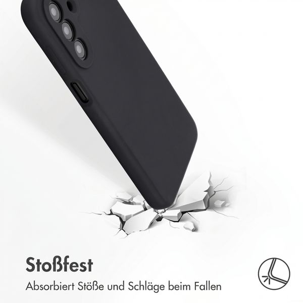 Accezz Liquid Silikoncase Samsung Galaxy A27 (5G) - Schwarz