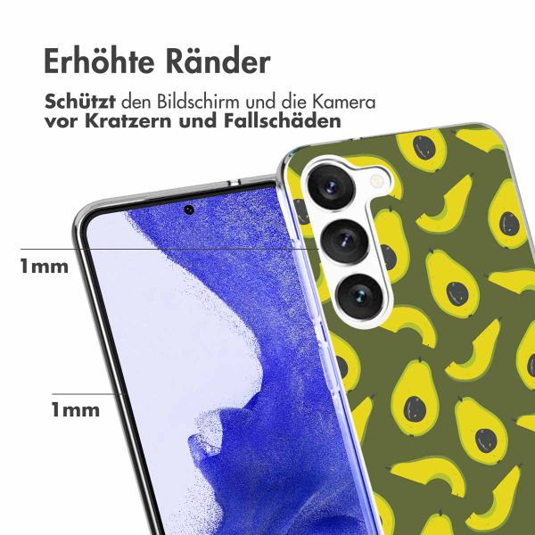 imoshion Design Hülle für das Samsung Galaxy S23 Plus - Avocados