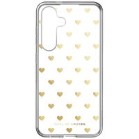 iDeal of Sweden Clear Case für das Samsung Galaxy S24 - Golden Hearts