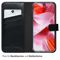 Selencia Echtleder Klapphülle Google Pixel 10 / 10 Pro - Schwarz