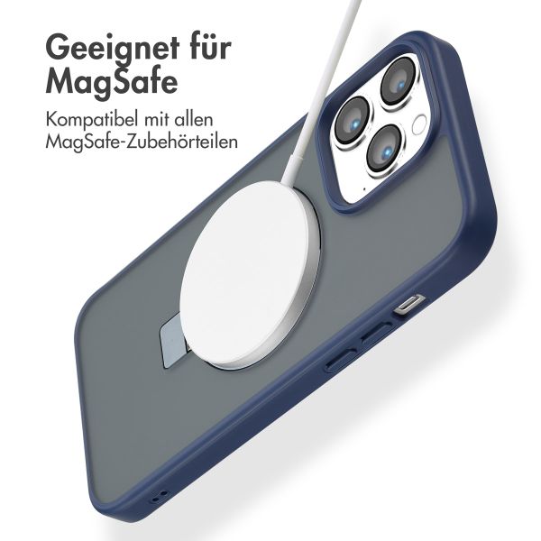 Accezz Ring Stand Backcover mit MagSafe für das iPhone 14 Pro Max - Blue