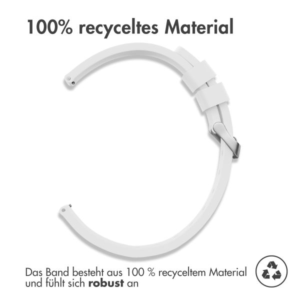 imoshion Silikonband -   Universelle 24 mm Anschluss - Weiß