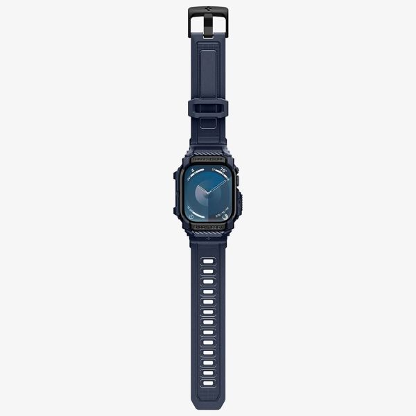 Spigen Rugged Armor™ Pro Case für Apple Watch 10 - 42 mm - Navy Blue