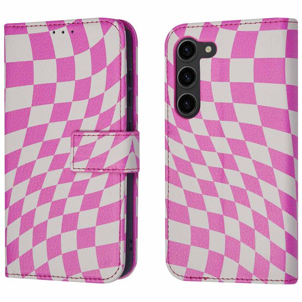 imoshion Design Klapphülle Samsung Galaxy S23 - Retro Pink