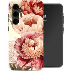 Selencia Vivid Back Cover Samsung Galaxy S24 FE - Vintage Peony