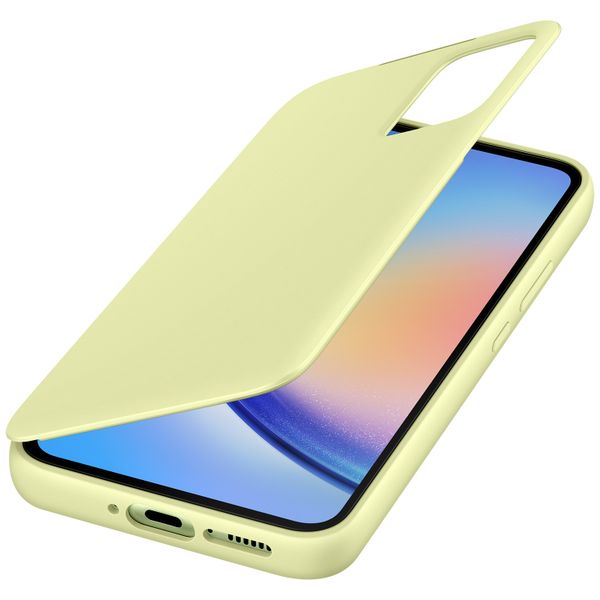 Samsung Original S View Klapphülle für das Samsung Galaxy A34 (5G) - Lime