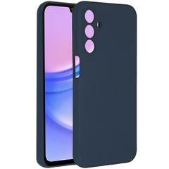 Accezz Liquid Silikoncase für das Samsung Galaxy A15 (5G/4G) - Dunkelblau